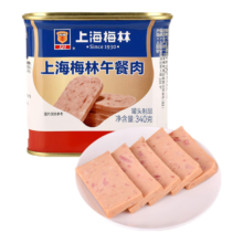 梅林 午餐肉罐头 198g 即食罐装 火锅配菜 家庭囤货 户外速食 340g*4罐