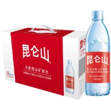 88VIP：昆仑山 饮用天然矿泉水 雪山水 弱碱性 500ml*12瓶