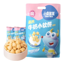 小鹿蓝蓝 高钙牛奶小软饼 量贩装1袋 33包/198g