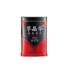 草晶华 黄芪阿胶参芪养生茶 党参西洋参 滋补营养女神茶 40g 1罐装