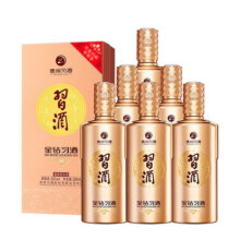 习酒 金钻习酒 酱香型白酒 53度 500mL×6瓶 整箱