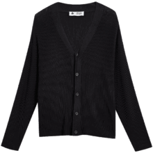 JACK&JONES 春秋V领针织衫男 微弹宽松 皮牌装饰 毛衣同款