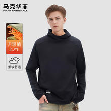 马克华菲 潮牌连帽套头长T男美式
