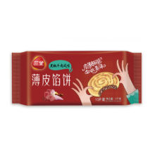 三全 薄皮馅饼 黑椒牛肉味 1.1kg 10片装 家庭装 速食食品