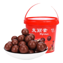 梁丰 麦丽素 巧克力豆 120g桶装 儿童零食 童年怀旧年货