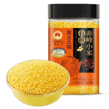 柴火大院 有机赤峰黄小米 450g 内蒙古敖汉旗 小米粥 有机杂粮粗粮