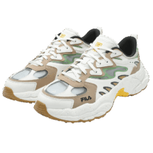 FILA 蕨草鞋 男鞋 时尚透气舒适耐磨运动休闲鞋 日常百搭摩登运动鞋