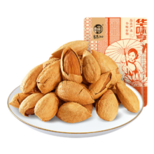 华味亨 盐焗巴旦木 500g  当季鲜采