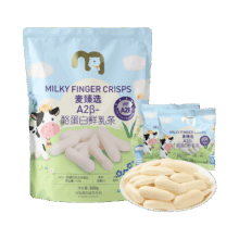 麦臻选 A2β酪蛋白鲜乳条奶棒干奶高蛋白 15小包 300g