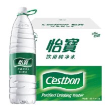 怡宝 饮用水 纯净水 1.55L*12瓶/箱 大桶装