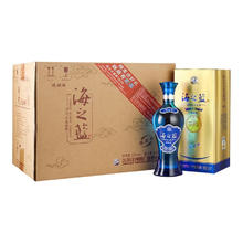 洋河 海之蓝 52%vol 绵柔浓香型白酒 520ml*6瓶