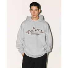 Abercrombie & Fitch 【美式复古】印花袋鼠兜抓绒连帽长袖卫衣 2色可选 122-5669