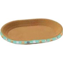 买一送一新品首发猫抓板磨爪特大号椭圆猫抓盆 50cm 耐磨 到手俩件