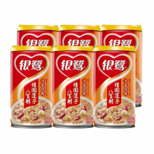 银鹭 桂圆莲子八宝粥 360g*6罐 即食速食营养早餐粥