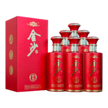 jinsha 回沙酒 回酝 53度 酱香型 白酒 500ml 纯粮 6瓶