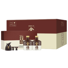 舍得 品味舍得 浓香型白酒 52度 600ml*2瓶*3盒 整箱装