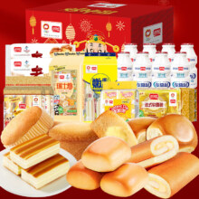 盼盼 财神到新年礼盒 2026g 休闲零食年货节礼盒