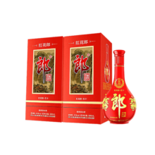 郎酒 红花郎10 酱香型白酒 53度 500ml*2 双瓶装 (包装随机) 年货送礼