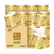 清风 4层加厚金装有芯卷纸 125g*30卷