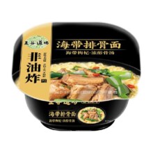 五谷道场 非油炸方便面碗装 海带排骨面 日式豚骨组合装 早餐速食免煮 107g*1碗