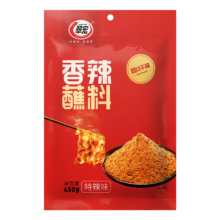 翠宏 火锅蘸料 香辣味 川味辣椒面 450g 特辣