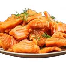 纯尔 三文鱼边角料 褐色肉 500g*4包 净重2000g