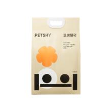 限移动端、京东百亿补贴：petshy 百宠千爱 豆腐猫砂12.36斤/袋 大包装易结团除臭6.18kg/袋