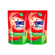 再降价：奥妙 除菌洗衣液补充装 400g*2袋 家庭用 抑菌除螨