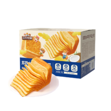 三只松鼠 椰蓉水牛乳千层吐司 1kg 厚切手撕面包 饱腹代餐糕点