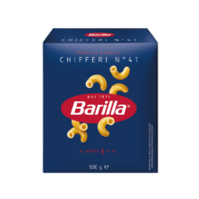 百味来 Barilla 意大利进口 #41通心粉 500g 速食意面 弯管形