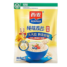 西麦 即食纯燕麦片 1kg+奇亚籽麦片45g×3 共1135g