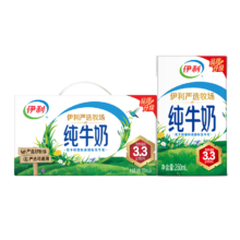 伊利 全脂 利乐砖 纯牛奶 3.2g蛋白质 250ml 24盒