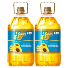 福临门 葵花籽清香食用植物调和油 5L*2桶 家庭家用食用油