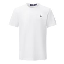 京东PLUS：纳维凯尔 意大利小帆船男休闲短袖T恤 1125505307 冰川白 2XL
