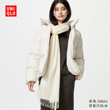 优衣库 羽绒连帽外套 478577 01 乳白色 XS /150/76A