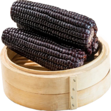京东换购：正宗黑糯玉米 新鲜黏玉米棒 5根*150g 富含花青素 京东包邮