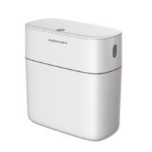佳帮手 抽绳打包垃圾桶 12.9L 带盖 夹缝桶 家用大号
