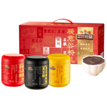 三只松鼠 暖意谷粉礼 1200g/3罐 老年人营养品礼盒