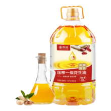 京觅 物理压榨一级食用油 花生油5L*拍2件