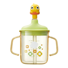 babycare 儿童牛奶杯 PPSU直饮吸管水杯 330ml 1-6岁