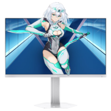 SANC 盛色 27英寸 2K 320Hz FastIPS 硬件低蓝光IGZO技术 1ms旋转升降 白色海景房显示器