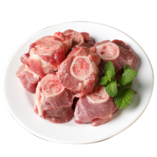 郯润食品 黑猪棒骨 4斤/袋 ≥30%带肉率 冷冻猪筒骨 猪汤骨