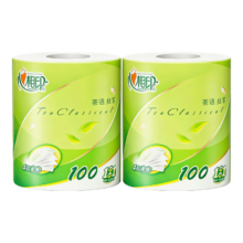 心相印 丝享装四层卷筒纸 100g/卷*2卷