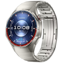 华为 WATCH GT 6 Pro 46mm 智能手表 蓝宝石玻璃 钛合金 钛空银