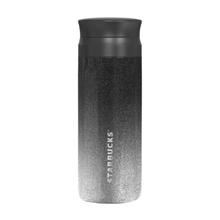 星巴克 黑银系列不锈钢保温杯370ml茶水分离水杯子厨房好物 黑银茶水分离保温杯370ml