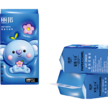 丽邦 挂抽式抽纸 4层加厚 250抽*1提 原生木浆