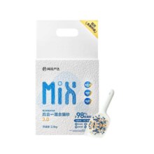 网易严选 四合一混合猫砂 豆腐砂木薯膨润土 2.5kg×4袋