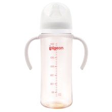 贝亲（Pigeon）PPSU宽口径双把手奶瓶330ml LL号奶嘴 9个月  AA271