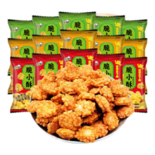 再降价：旺旺 脆小酥 海苔牛肉味 同款零食 2包约18g/包 混合3口味
