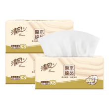 清风 原木抽纸4层 320张*3包